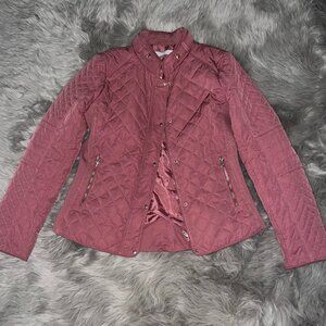 Pink/Mauve Taupe Jacket Coat (Small - New)